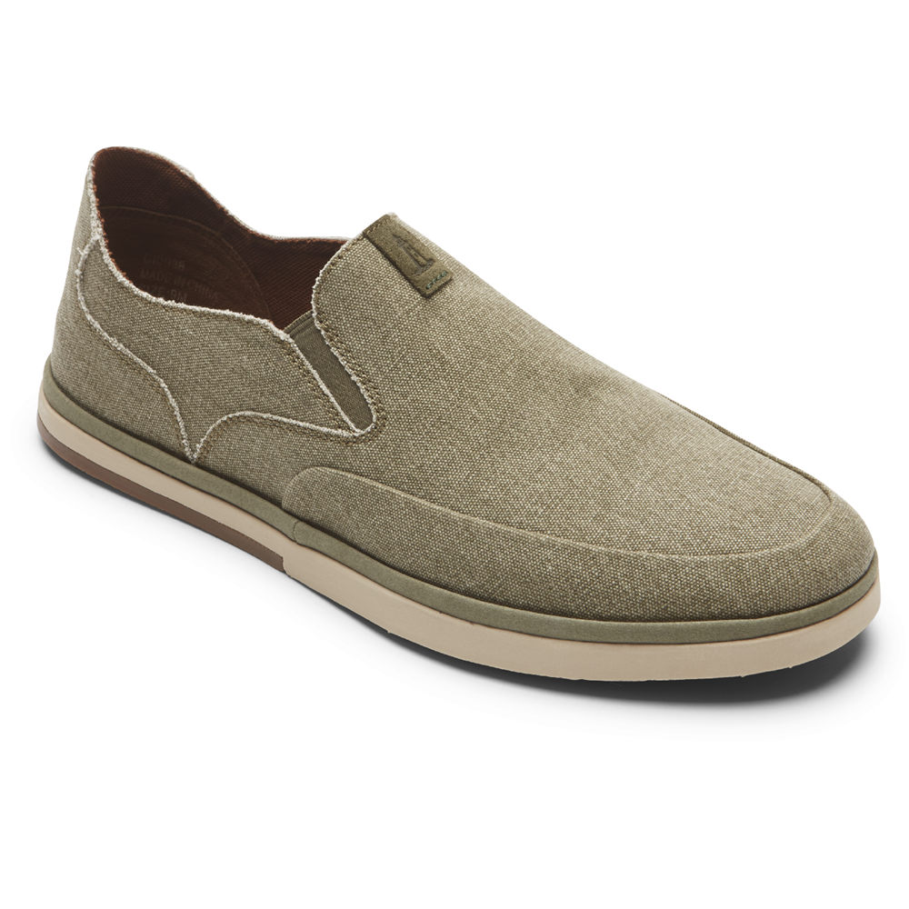 Rockport Mens Slip-On Olive - Austyn - UK 457-BYTCPK